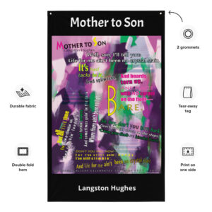 Mother to Son by Langston Hughes Flag