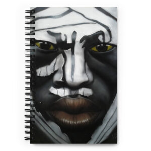 Warrior Tribal by Laurie Cooper Spiral notebook