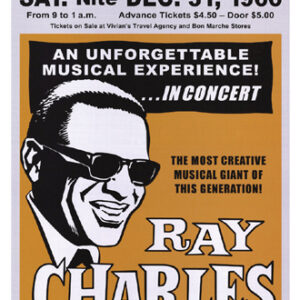 Ray Charles, Seattle, New Year's Eve, 1966