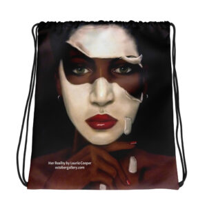 Her Reality by Laurie Cooper Drawstring bag