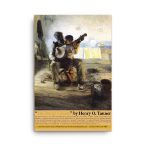 Banjo Lessons by Henry Tanner