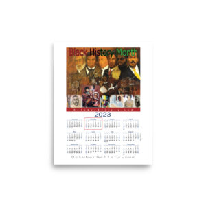 Black History 2023 Calendar 8" x 10" Downloadable Art