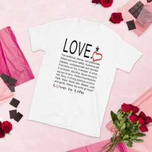Love Is by Sanaa Short-Sleeve Unisex T-Shirt