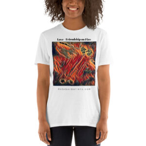 Love - Friendship on Fire by Sanaa Short-Sleeve Unisex T-Shirt