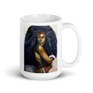 Gypsy by Monica Davis White glossy mug