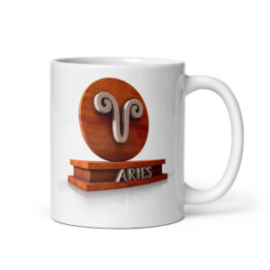 Aries Mug White glossy mug