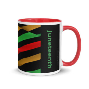 Juneteenth Mug with Color Inside