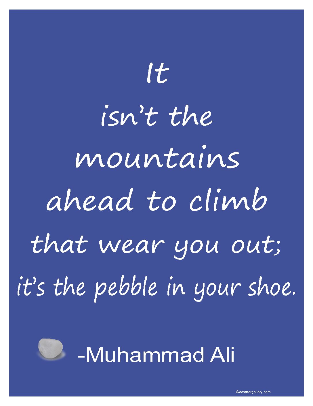 Stone in Your Shoe by Muhammad Ali DIGITAL DOWNLOAD
