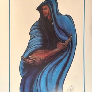 Woman in Blue by Charles Bibbs