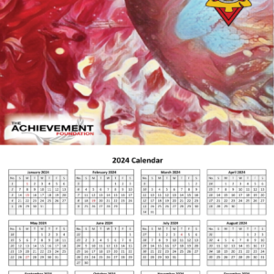 Achievement Foundation 2024 Calendar