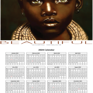2024 Calendar "Lalla" by Laurie Cooper 11" x 17"