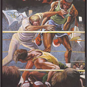 Olympic Boxing by Ernie Barnes
